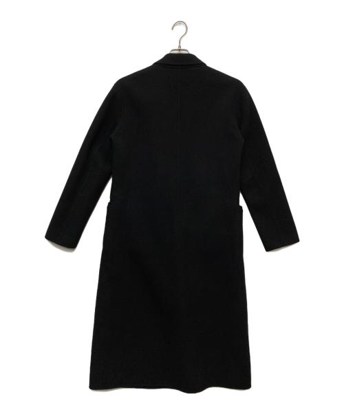 theory（セオリー）theory (セオリー) カシミヤダブルフェイスロングコート ブラック サイズ:Pの古着・服飾アイテム