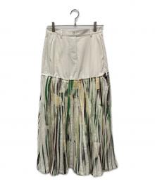 RIM.ARK（リムアーク）の古着「Movement pleats SK」｜ベージュ