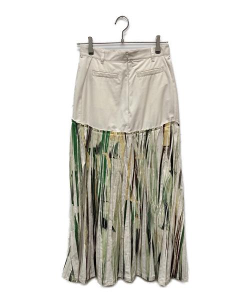 RIM.ARK（リムアーク）RIM.ARK (リムアーク) Movement pleats SK ベージュ サイズ:38の古着・服飾アイテム