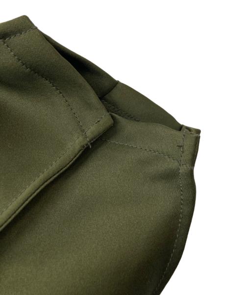 UN3D.（アンスリード）UN3D. (アンスリード) アウトシームショートブルゾン クロップドジャケット グリーン サイズ:36の古着・服飾アイテム