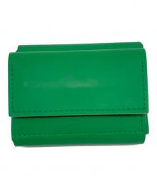 GOOD GOODS ISSEY MIYAKE（グッドグッズ イッセイミヤケ）の古着「3つ折り財布」｜グリーン