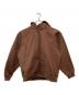 SUPREME（シュプリーム）の古着「22AWBrim Zip Up Hooded Sweatshirt（ブリムジップアップフーデッドスウェットシャツ）」｜ブラウン