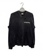 READYMADEレディメイド）の古着「LS T DESTRUCTION/RE-CO-BK-00-00-283」｜ブラック