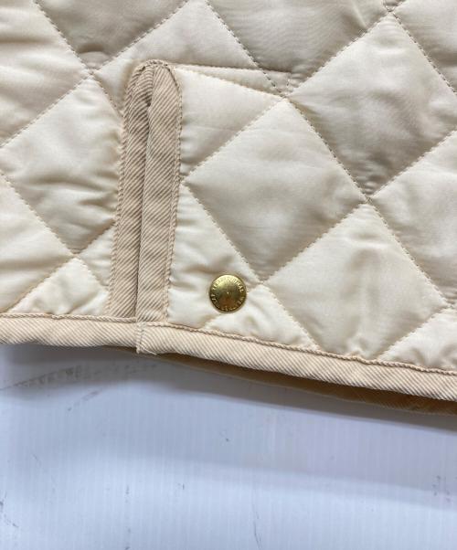 Traditional Weatherwear（トラディショナルウェザーウェア）Traditional Weatherwear (トラディショナルウェザーウェア) ショートキルティングジャケット/L222APQC0050AA アイボリー サイズ:36の古着・服飾アイテム