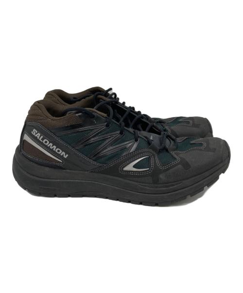 SALOMON（サロモン）SALOMON (サロモン) and wander (アンドワンダー) ODYSSEY ブラック×グリーン サイズ:UK9.5の古着・服飾アイテム