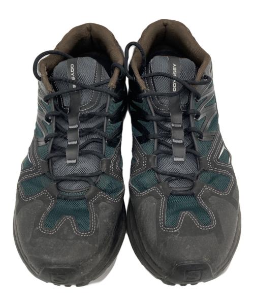 SALOMON（サロモン）SALOMON (サロモン) and wander (アンドワンダー) ODYSSEY ブラック×グリーン サイズ:UK9.5の古着・服飾アイテム