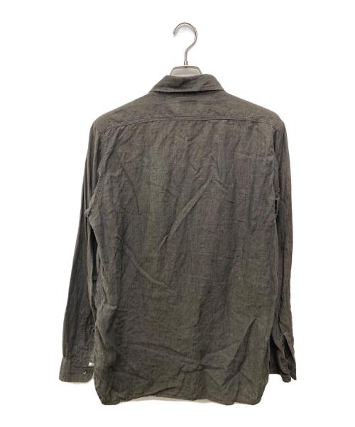 Needles（ニードルズ）Needles (ニードルズ) Blue Chambray Linen Work Shirt グレー サイズ:Sの古着・服飾アイテム