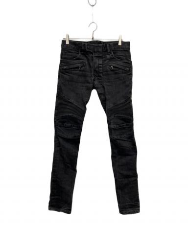 中古・古着通販】BALMAIN (バルマン) バイカーデニムパンツ