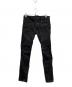BALMAIN（バルマン）の古着「バイカーデニムパンツ/S5HT551C710」｜ブラック