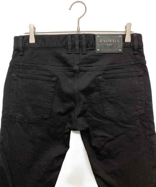 BALMAIN（バルマン）BALMAIN (バルマン) バイカーデニムパンツ ブラック サイズ:29の古着・服飾アイテム