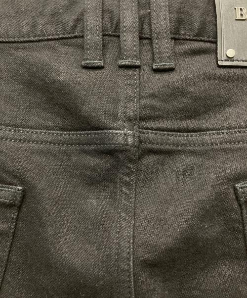 BALMAIN（バルマン）BALMAIN (バルマン) バイカーデニムパンツ ブラック サイズ:29の古着・服飾アイテム