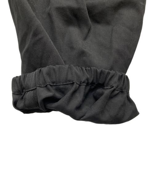 Yohji Yamamoto pour homme（ヨウジヤマモト プールオム）Yohji Yamamoto pour homme (ヨウジヤマモト プールオム) シワギャバ タブ付きギャザーパンツ/HN-P32-100 ブラック サイズ:3の古着・服飾アイテム