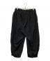 Yohji Yamamoto pour homme (ヨウジヤマモト プールオム) シワギャバ タブ付きギャザーパンツ/HN-P32-100 ブラック サイズ:3：35000円