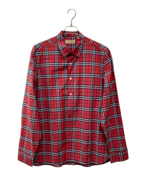 BURBERRY（バーバリー）BURBERRY (バーバリー) タータンチェックシャツ レッド サイズ:XXLの古着・服飾アイテム