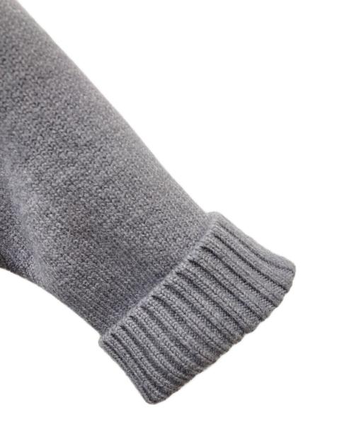 AMI Alexandre Mattiussi（アミアレクサンドルマテュッシ）AMI Alexandre Mattiussi (アミアレクサンドルマテュッシ) ハートロゴタートルネックセーター/UKS402.018 グレー サイズ:Ｌの古着・服飾アイテム