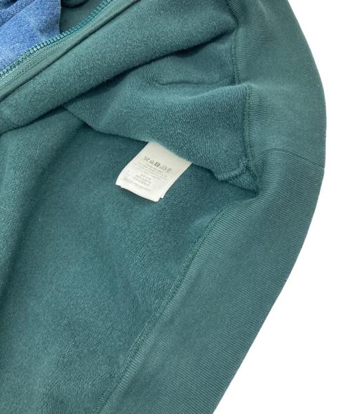 LOUIS VUITTON（ルイ ヴィトン）LOUIS VUITTON (ルイ ヴィトン) ハイブリッドデニム切り替えジップアップパーカー グリーン サイズ:XSの古着・服飾アイテム