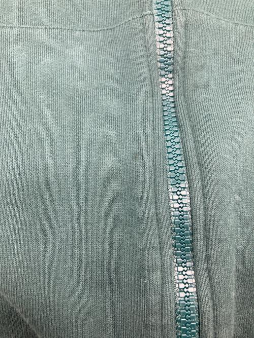 LOUIS VUITTON（ルイ ヴィトン）LOUIS VUITTON (ルイ ヴィトン) ハイブリッドデニム切り替えジップアップパーカー グリーン サイズ:XSの古着・服飾アイテム