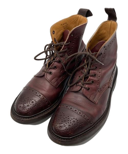 Tricker's（トリッカーズ）Tricker's (トリッカーズ) EATON SEMI BROGUE ブラウン サイズ:7.5の古着・服飾アイテム