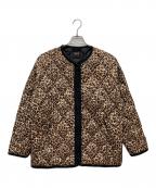 TAIONタイオン）の古着「Spick別注キルティングブルゾン」｜ブラウン