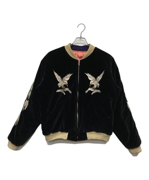 東洋エンタープライズ（トウヨウエンタープライズ）東洋エンタープライズ (トウヨウエンタープライズ) リバーシブル 別珍 アラスカ スーベニアジャケット/M18427 旧品番 ブラック サイズ:Ｌの古着・服飾アイテム