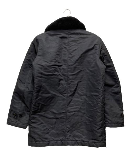 COMME des GARCONS HOMME（コムデギャルソン オム）COMME des GARCONS HOMME (コムデギャルソン オム) 襟ボアナイロンコート/HC-J083 ブラック サイズ:Mの古着・服飾アイテム