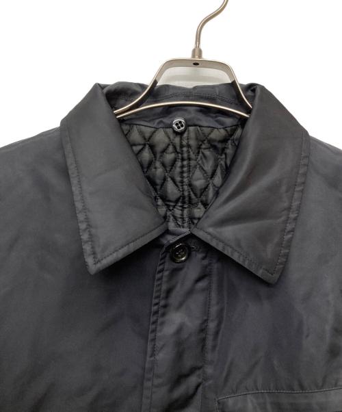 COMME des GARCONS HOMME（コムデギャルソン オム）COMME des GARCONS HOMME (コムデギャルソン オム) 襟ボアナイロンコート/HC-J083 ブラック サイズ:Mの古着・服飾アイテム