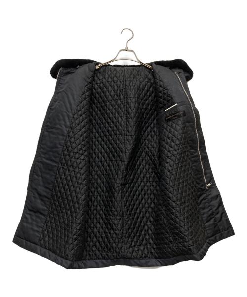 COMME des GARCONS HOMME（コムデギャルソン オム）COMME des GARCONS HOMME (コムデギャルソン オム) 襟ボアナイロンコート/HC-J083 ブラック サイズ:Mの古着・服飾アイテム