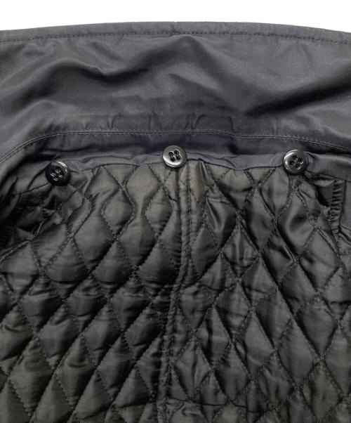 COMME des GARCONS HOMME（コムデギャルソン オム）COMME des GARCONS HOMME (コムデギャルソン オム) 襟ボアナイロンコート/HC-J083 ブラック サイズ:Mの古着・服飾アイテム
