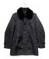 COMME des GARCONS HOMME（コムデギャルソン オム）の古着「襟ボアナイロンコート/HC-J083」｜ブラック