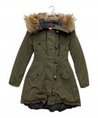 MONCLERモンクレール）の古着「ARRIOUS ダウンコート/420934934825」｜オリーブ