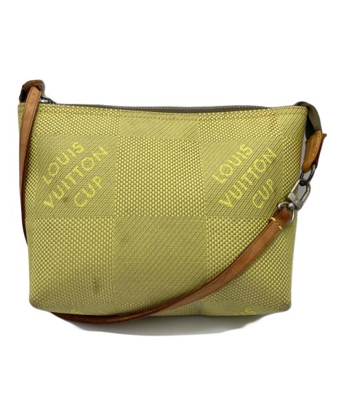 LOUIS VUITTON（ルイ ヴィトン）LOUIS VUITTON (ルイ ヴィトン) ダミエジェアンボランティア ポーチ イエローの古着・服飾アイテム