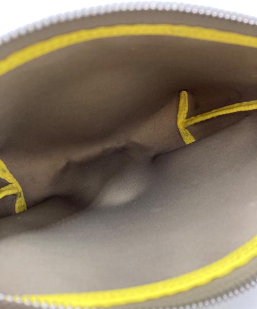 LOUIS VUITTON（ルイ ヴィトン）LOUIS VUITTON (ルイ ヴィトン) ダミエジェアンボランティア ポーチ イエローの古着・服飾アイテム