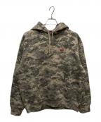 SUPREMEシュプリーム）の古着「small box hooded sweatshirt digi camo」｜グレー