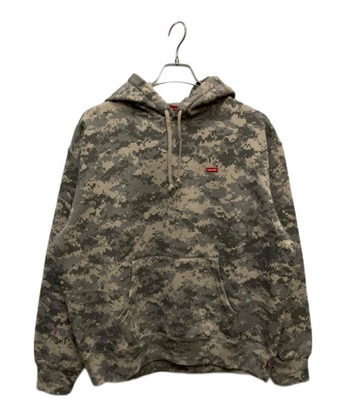 SUPREME（シュプリーム）Supreme (シュプリーム) small box hooded sweatshirt digi camo グレー サイズ:MEDIUMの古着・服飾アイテム