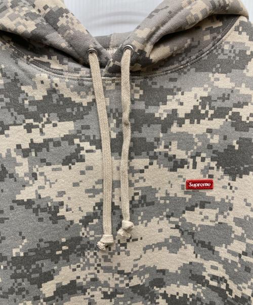 SUPREME（シュプリーム）Supreme (シュプリーム) small box hooded sweatshirt digi camo グレー サイズ:MEDIUMの古着・服飾アイテム