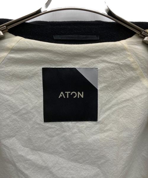 ATON（エイトン）ATON (エイトン) CAMEL MOLESKIN コート/SCAGKW0920 ブラック サイズ:4の古着・服飾アイテム
