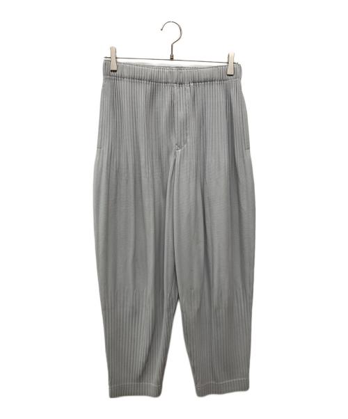HOMME PLISSE ISSEY MIYAKE（オム プリッセ イッセイ ミヤケ）HOMME PLISSE ISSEY MIYAKE (オム プリッセ イッセイ ミヤケ) プリーツパンツ/HP55JF351 グレー サイズ:Ｓの古着・服飾アイテム