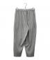 HOMME PLISSE ISSEY MIYAKE (オム プリッセ イッセイ ミヤケ) プリーツパンツ/HP55JF351 グレー サイズ:Ｓ：14000円