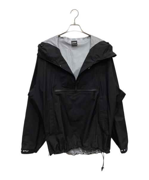 LQQK STUDIO（ルックスタジオ）LQQK STUDIO (ルックスタジオ) NYLON PULLOVER JACKET/LQA24JK01 ブラック サイズ:XLの古着・服飾アイテム