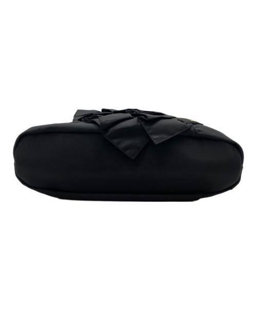 Risley（リズレー）Risley (リズレー) OUTDOOR (アウトドア) miniトライアングルフリルバッグ ブラックの古着・服飾アイテム