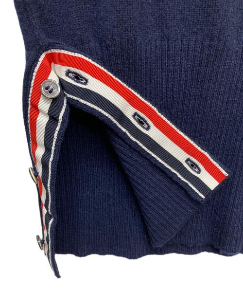 Thom Browne（トムブラウン）Thom Browne (トムブラウン) クラシック4BARカシミアクルーネックニット/FKA001A00011 ネイビー サイズ:1の古着・服飾アイテム