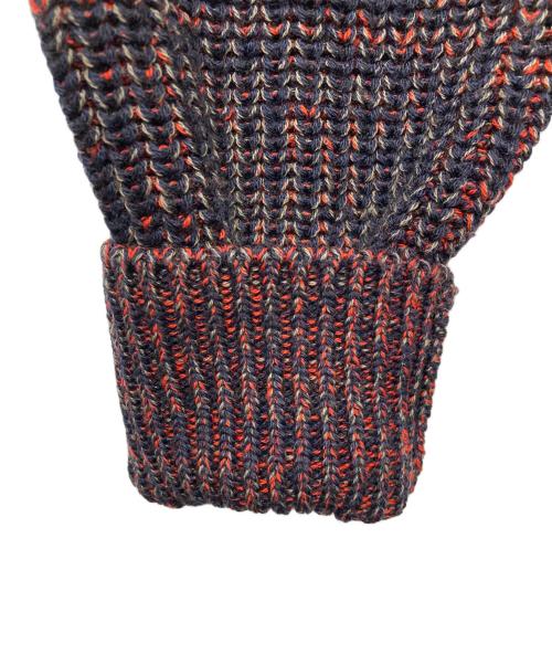 BATONER（バトナ―）BATONER (バトナ―) 25AW SIGNATURE DRIVERS KNIT/BN-25M-100 ネイビー×レッド サイズ:１の古着・服飾アイテム