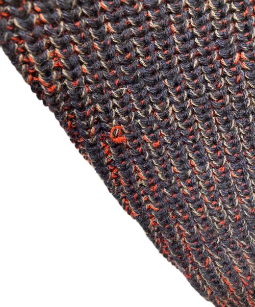 BATONER（バトナ―）BATONER (バトナ―) 25AW SIGNATURE DRIVERS KNIT/BN-25M-100 ネイビー×レッド サイズ:１の古着・服飾アイテム