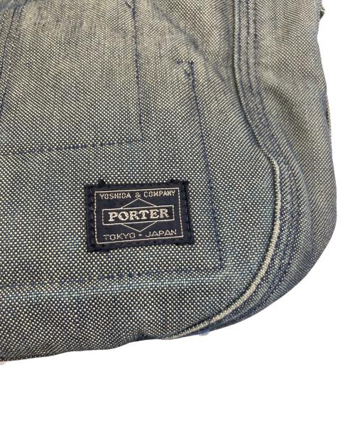 PORTER（ポーター）PORTER (ポーター) DEEPER  SHOULDER BAG インディゴの古着・服飾アイテム
