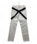 JOHN LAWRENCE SULLIVAN (ジョン ローレンス サリバン) STRAP DENIM PANTS/2B013-0321-28 ホワイト サイズ:46：8000円