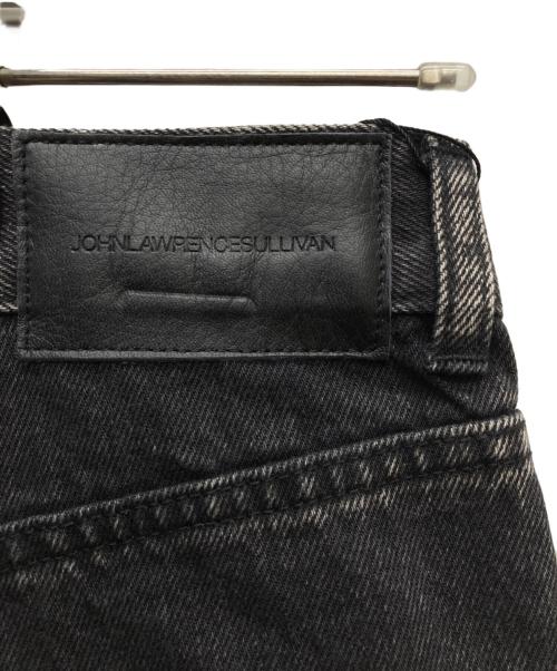 JOHN LAWRENCE SULLIVAN（ジョン ローレンス サリバン）JOHN LAWRENCE SULLIVAN (ジョン ローレンス サリバン) FRONT SIDE BELTED DENIM PANTS/2B007-0320-34 ブラック サイズ:46の古着・服飾アイテム