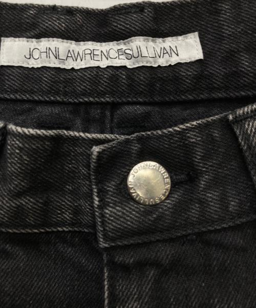 JOHN LAWRENCE SULLIVAN（ジョン ローレンス サリバン）JOHN LAWRENCE SULLIVAN (ジョン ローレンス サリバン) FRONT SIDE BELTED DENIM PANTS/2B007-0320-34 ブラック サイズ:46の古着・服飾アイテム