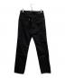 JOHN LAWRENCE SULLIVAN (ジョン ローレンス サリバン) FRONT SIDE BELTED DENIM PANTS/2B007-0320-34 ブラック サイズ:46：12000円