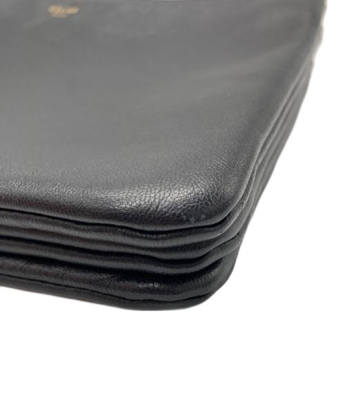 CELINE（セリーヌ）CELINE (セリーヌ) ラージトリオショルダーバック ブラックの古着・服飾アイテム