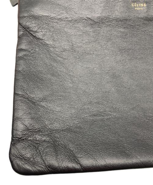 CELINE（セリーヌ）CELINE (セリーヌ) ラージトリオショルダーバック ブラックの古着・服飾アイテム